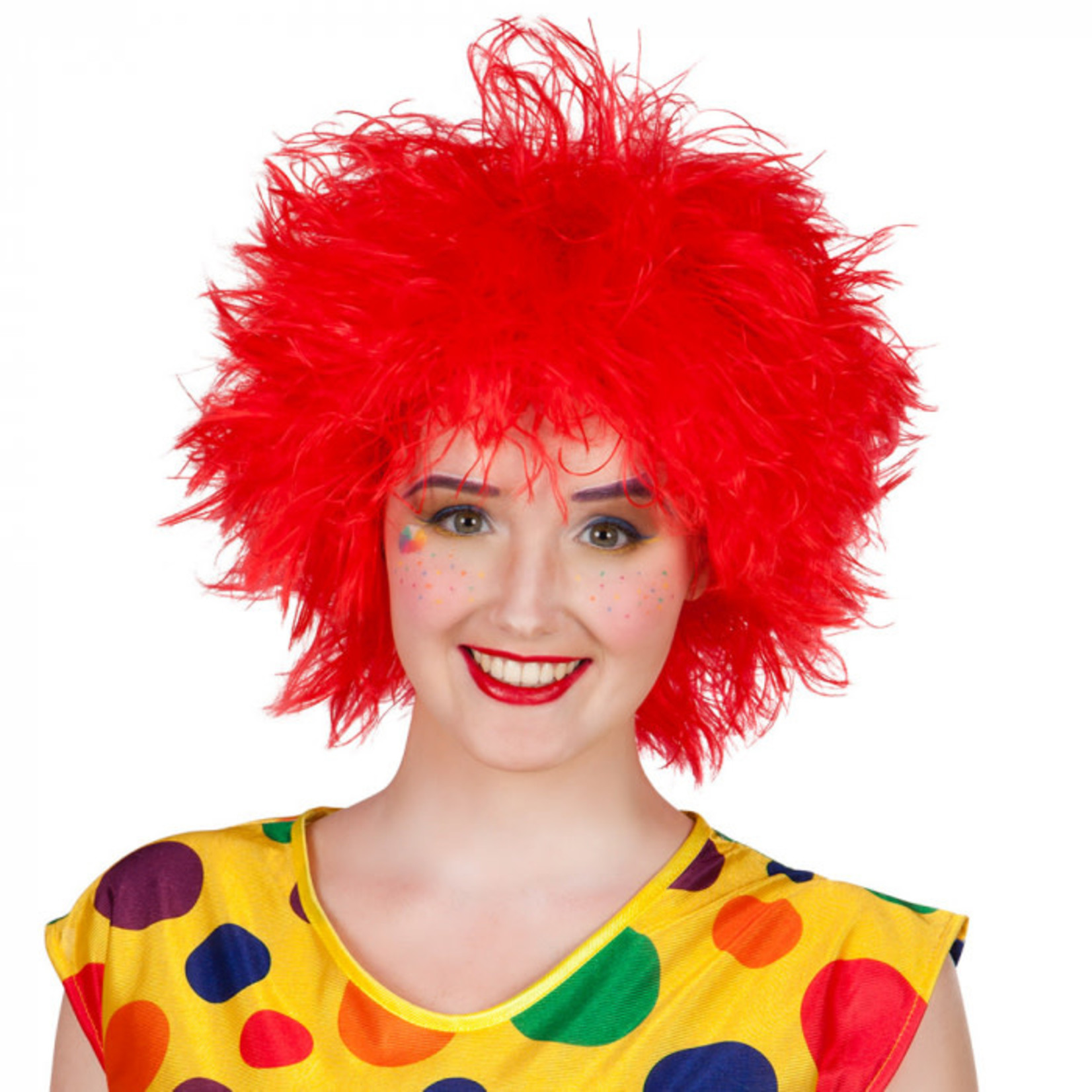 Bazaar Ple4 Pruik Clown Frizzy