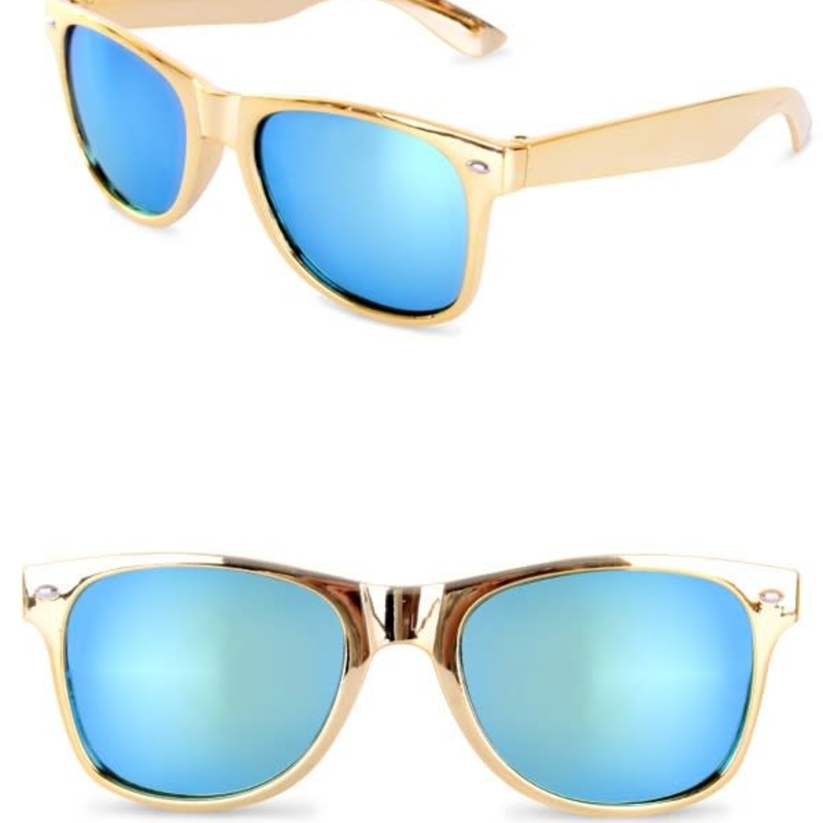 Bazaar Ple4 Blues Brothers Bril Spiegelglas