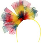 Bazaar Ple4 Diadeem met Regenboog Tule Strik