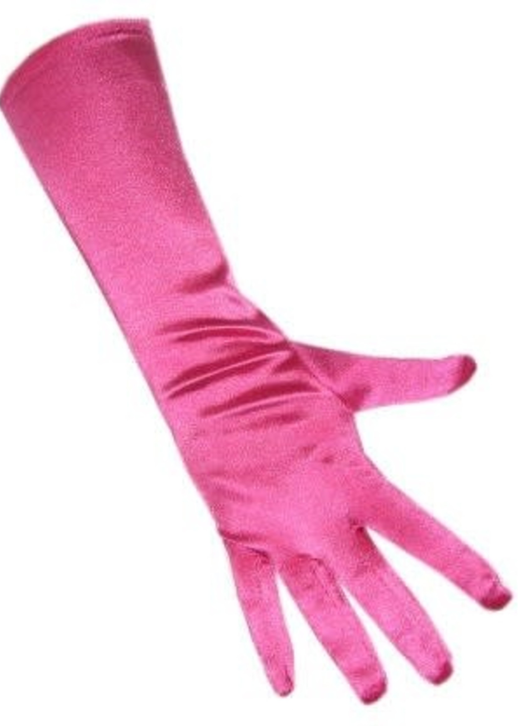 Apollo Handschoenen Satijn 35 cm.