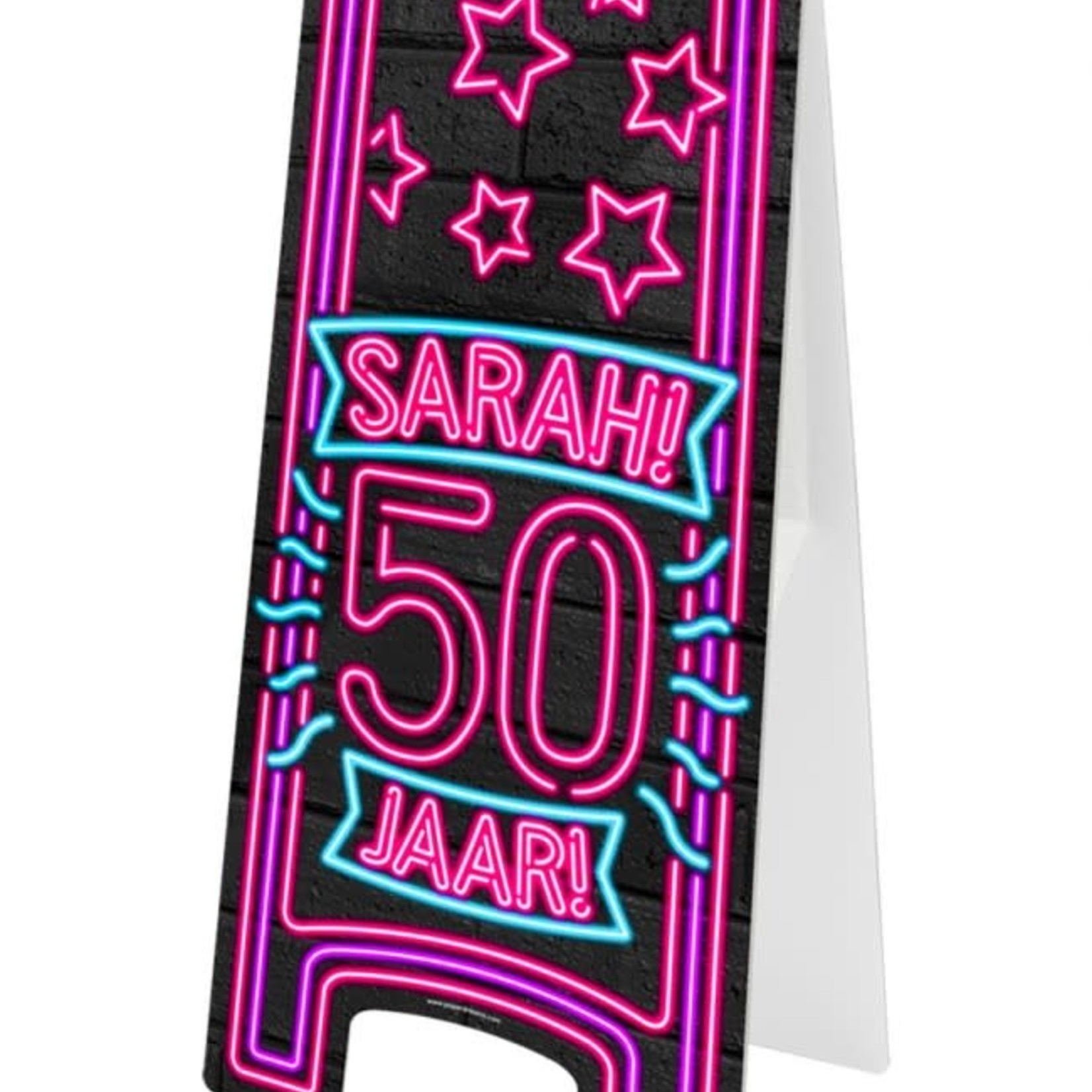 Bazaar Ple4 Neon Warning Sign Sarah