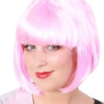 Bazaar Ple4 Pruik Sensation Bobline Roze