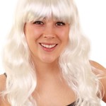 Bazaar Ple4 Pruik Sensation Wit Lang