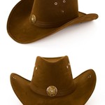 Bazaar Ple4 Cowboyhoed nevada leatherlook