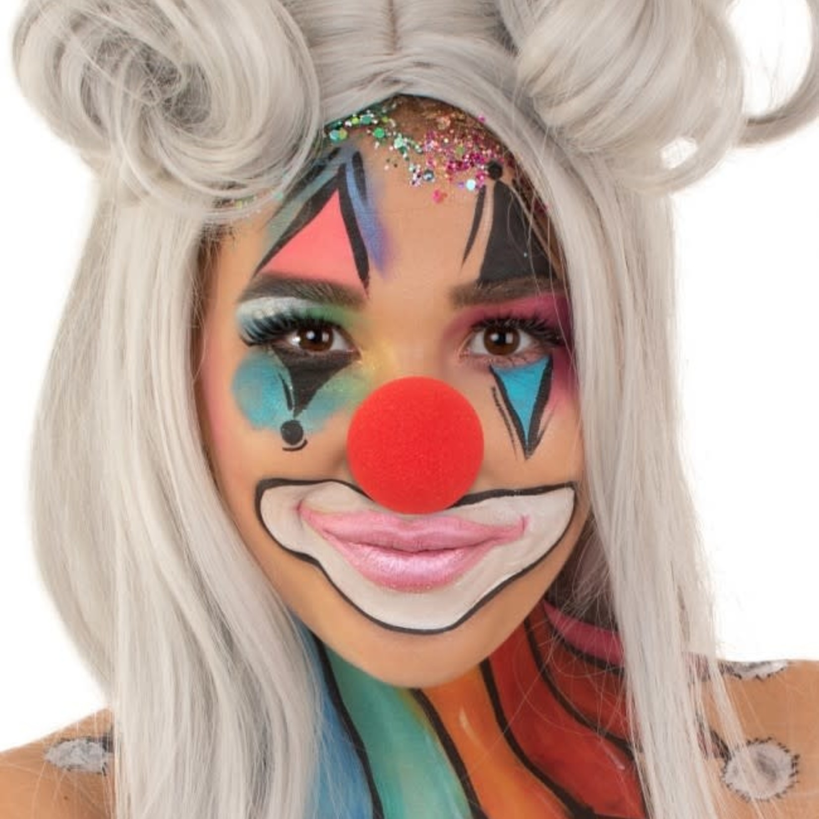 Bazaar Ple4 Schuimneus clown rood