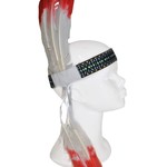 Bazaar Ple4 Indianentooi met rood witte veren