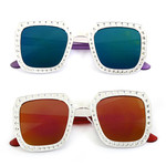 Bazaar Ple4 Strassbril zilver/goud