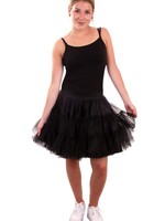 Bazaar Ple4 Petticoat zwart dames one size