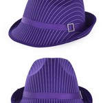 Bazaar Ple4 Deukhoedje - Paars streep