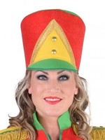Harmonie hoed - Rood,Geel,Groen