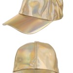 Baseballcap metallic - verstelbaar