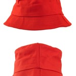 Vissershoedje - Rood