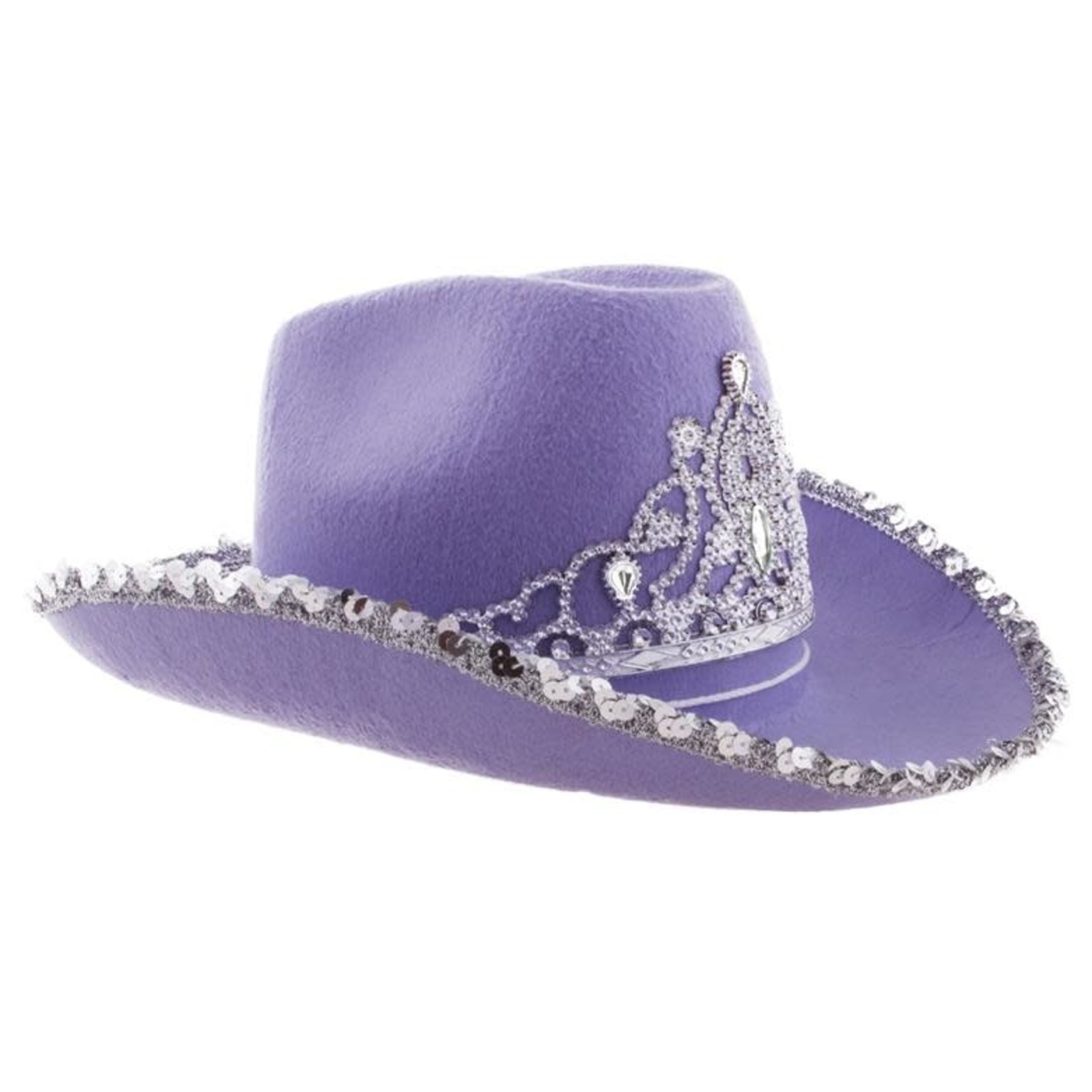 Bazaar Ple4 Cowboyhoed met kroon - Diverse kleuren