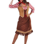 Cowgirl geruite hemd - Dames