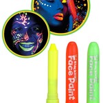 Gezichtskrijt - UV Blacklight - 3 stuks