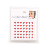 Opplak hartjes - Rood