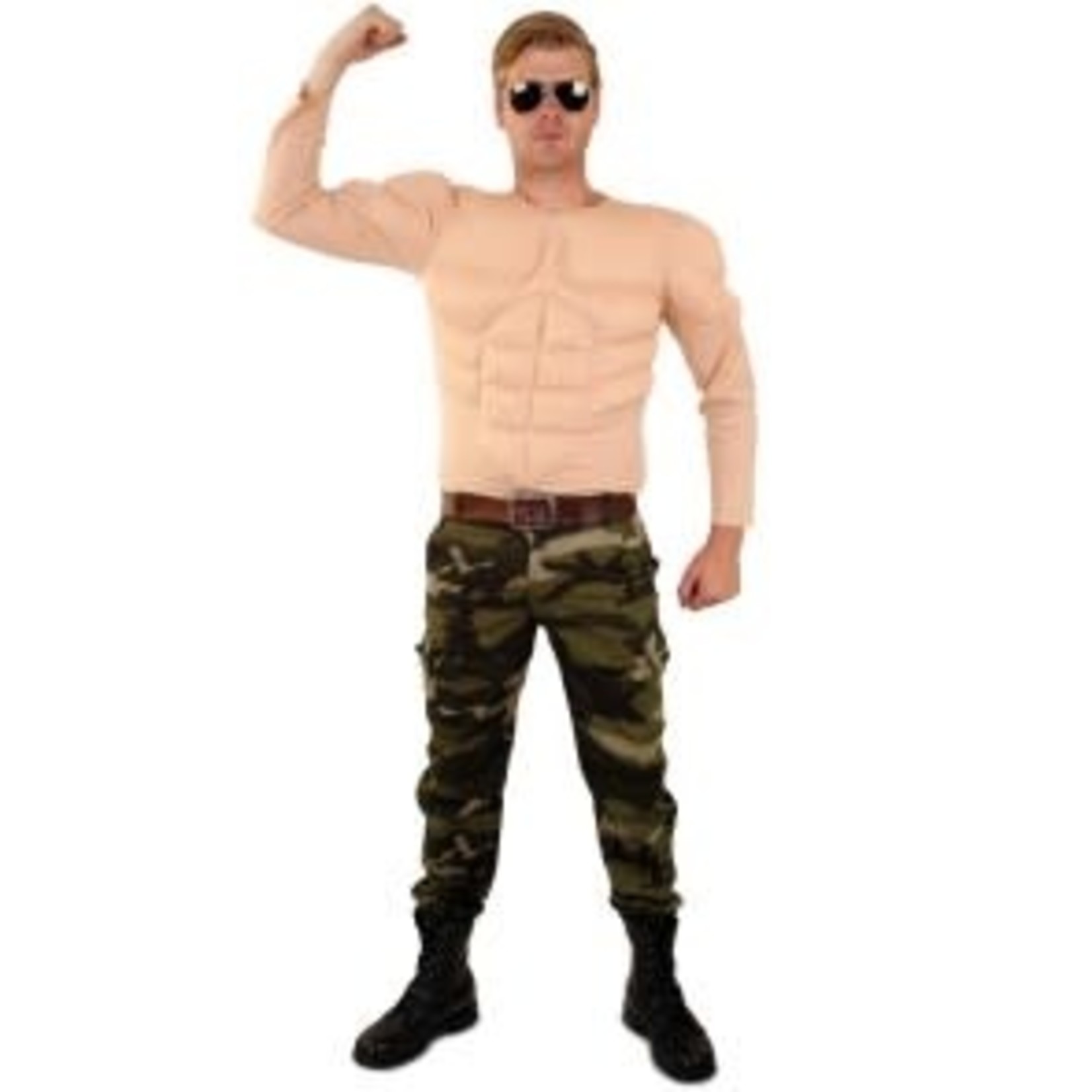 Spiershirt lange mouw