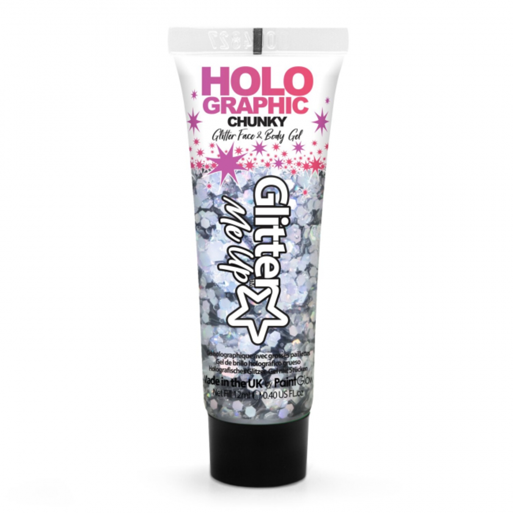 Holografische chunky glitter gel