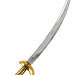 Zwaard krom piraat luxe