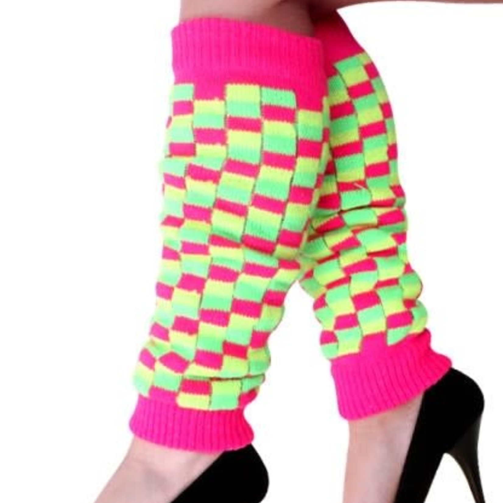 Beenwarmers fluor - geblokt -