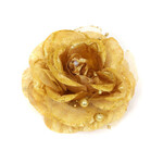 Bloem Parels/Glitter en Elastiek