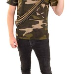 T-shirt Camouflage Unisex Met Print