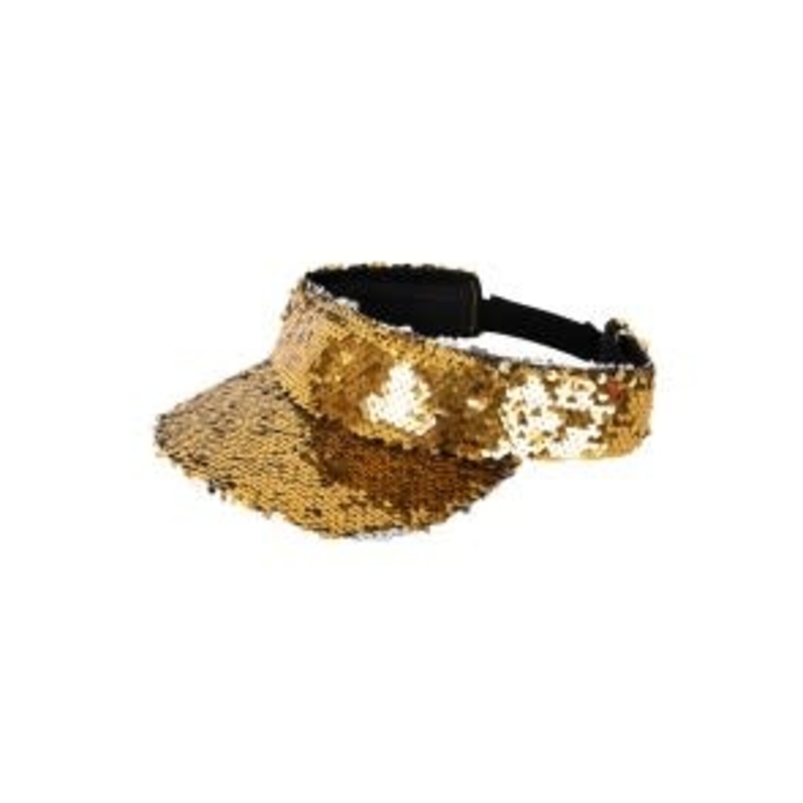 Zonneklep met pailletten