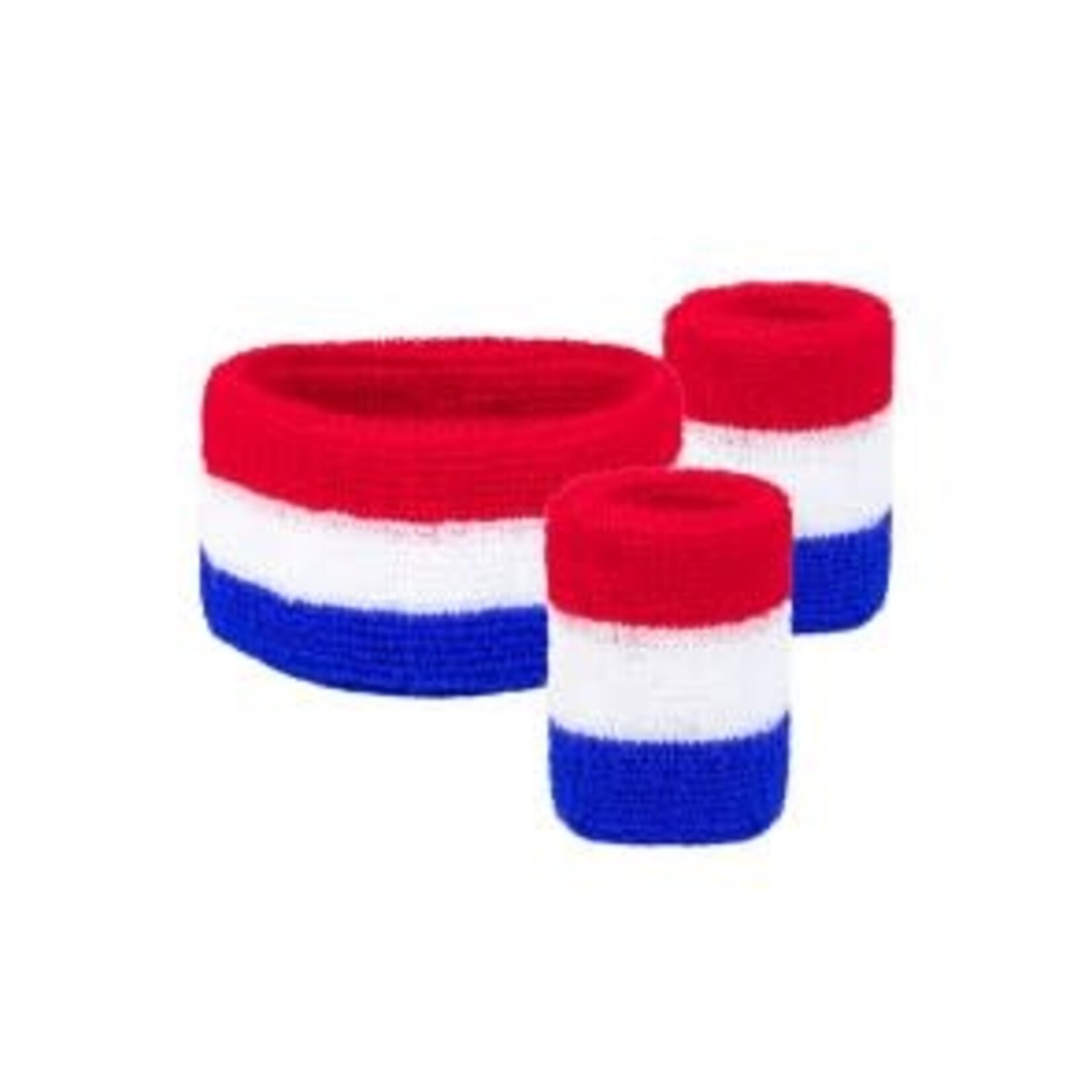 Zweetbandtjes set Nederland 3 delig