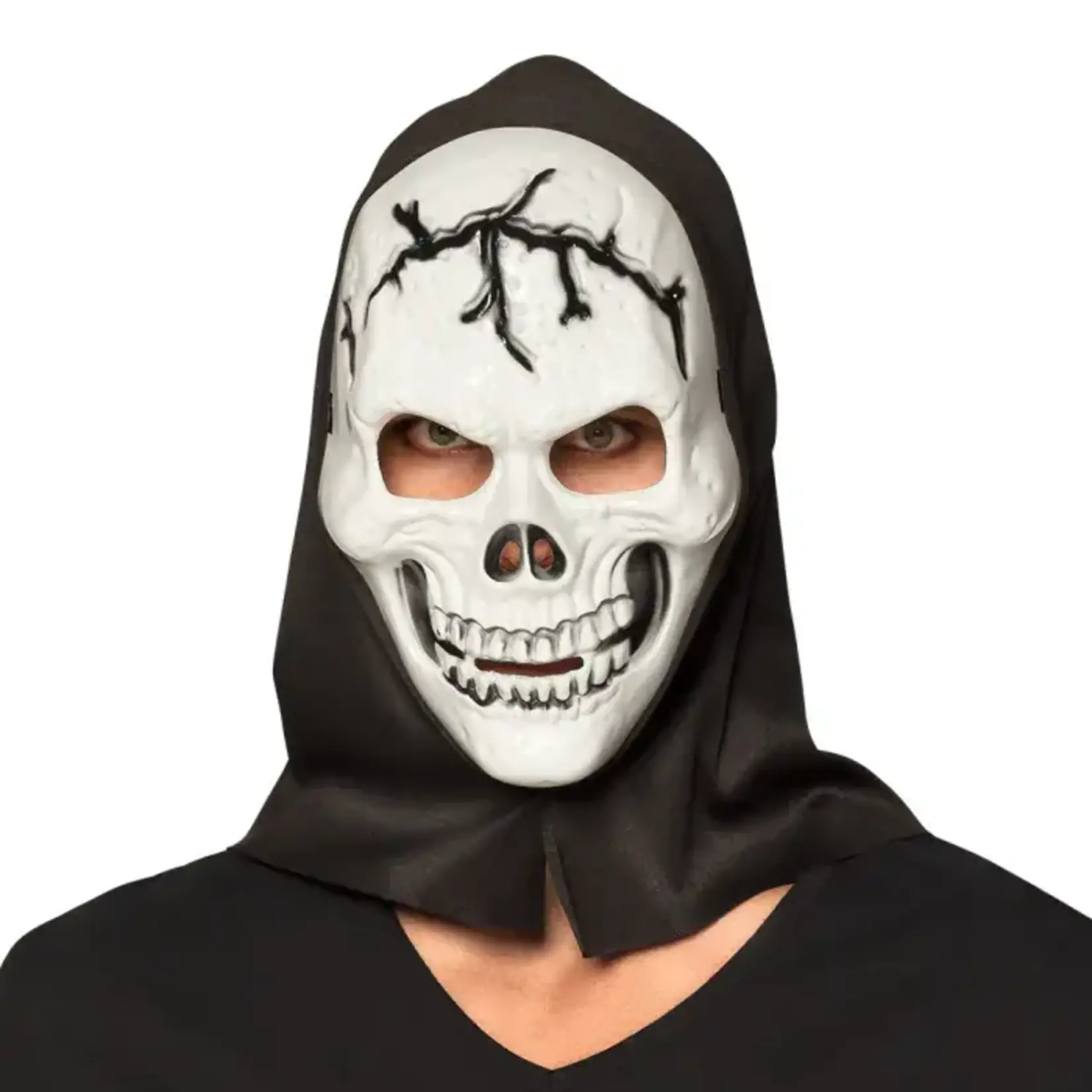 Gezichtsmasker Schedel Met Kap Halloween