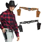 Cowboyholster Dubbel Sherrif 2 Kleuren Assorti