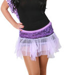 Tule Roke Fluor Paars - One Size