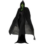 Cape Velvet Zwart - One Size Halloween