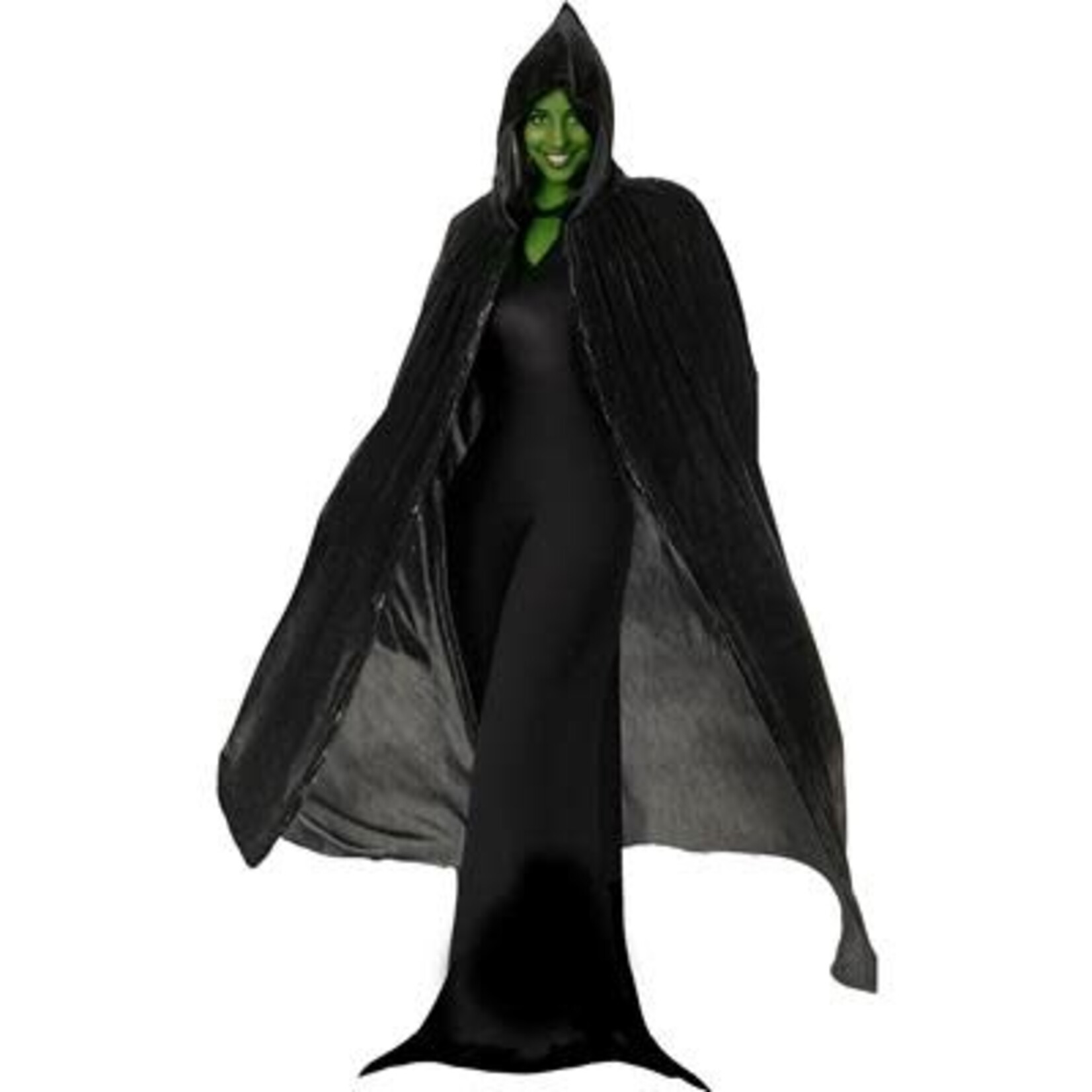 Cape Velvet Zwart - One Size