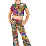 Flared Broek Colorful