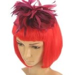 Haar Decoratie Op Diadeem Bordeaux