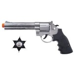 Pistool met sheriff ster