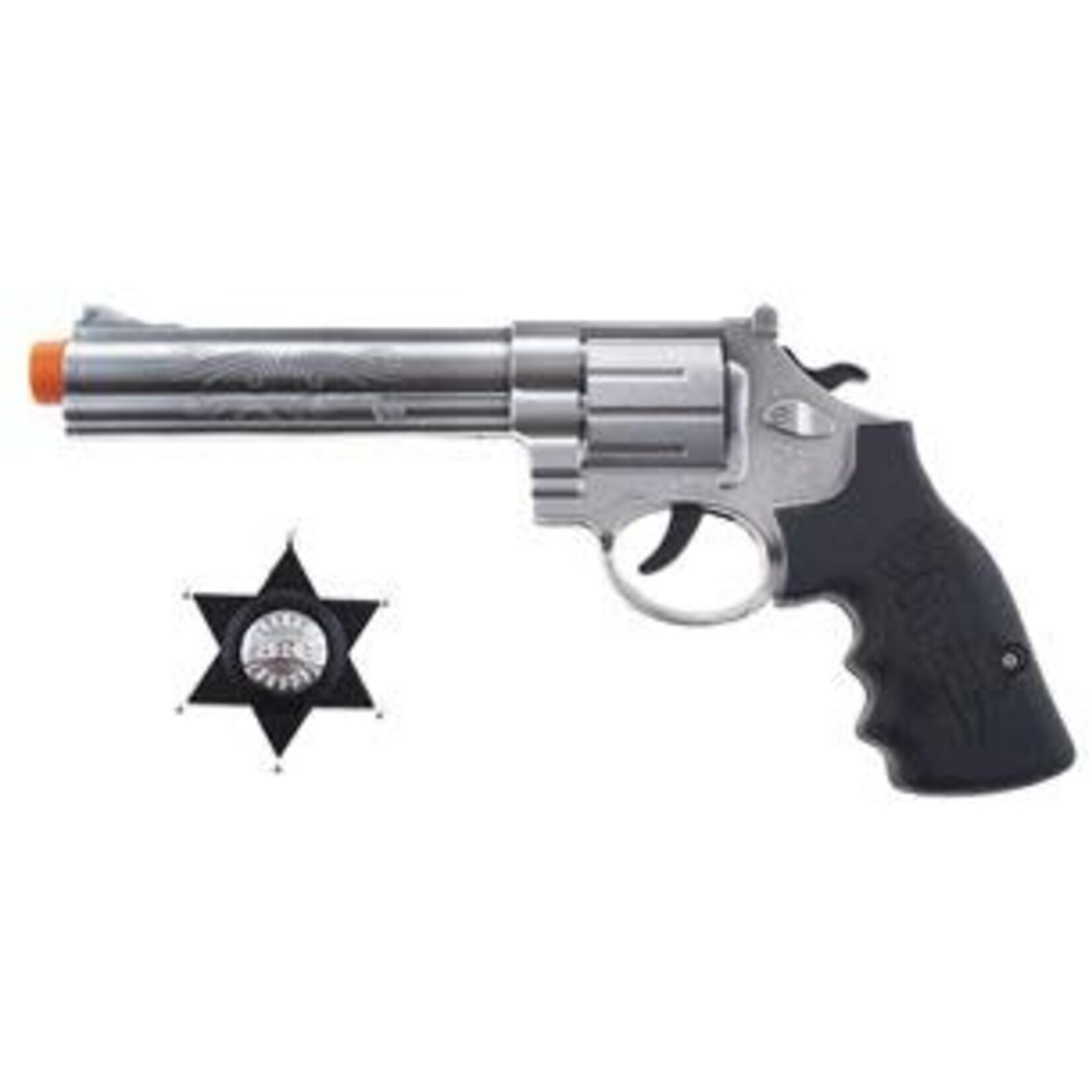 Pistool met sheriff ster
