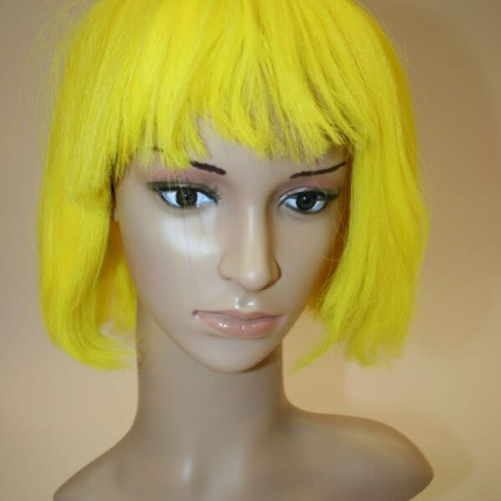 Pruik geel