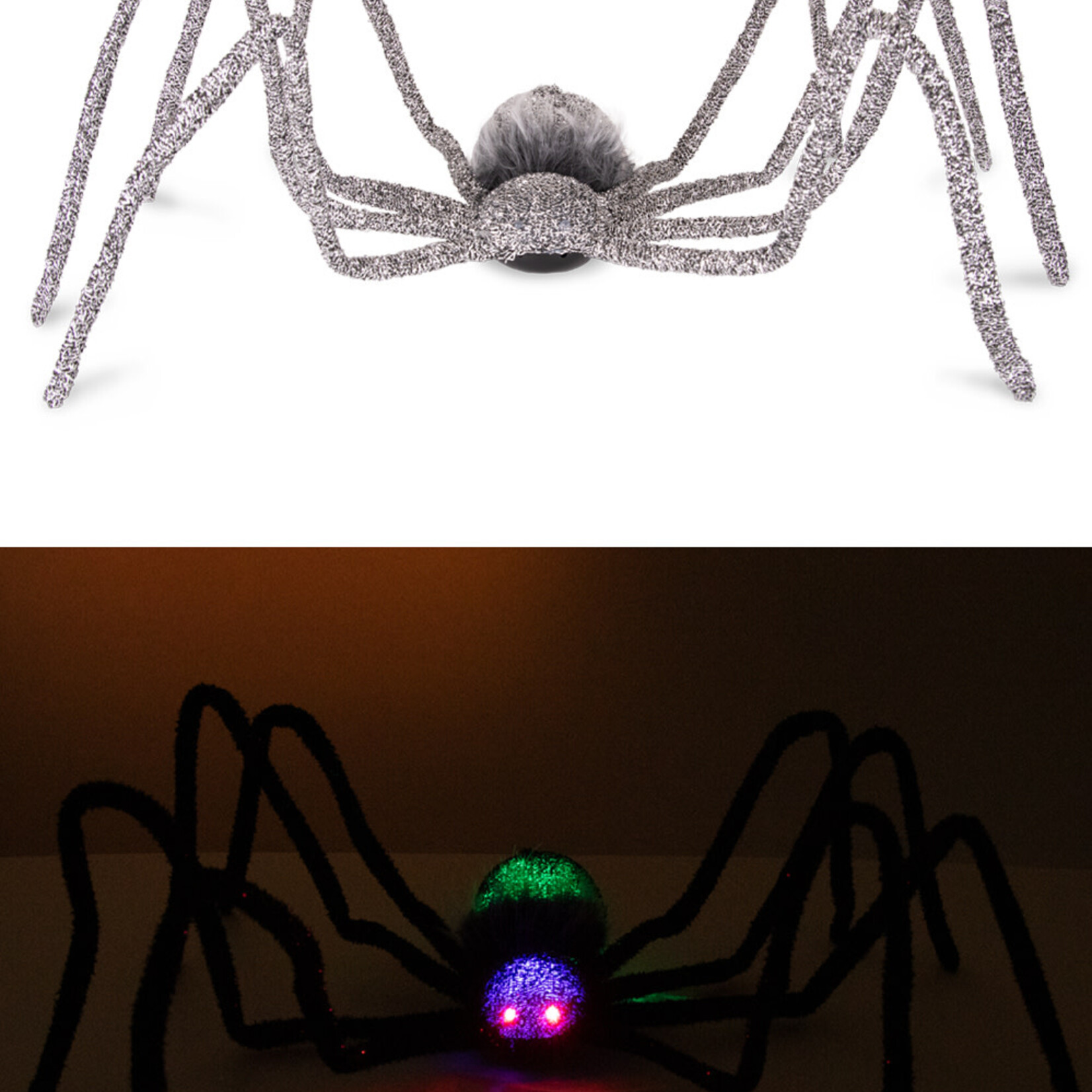 Mega Spin Zilver Met Licht