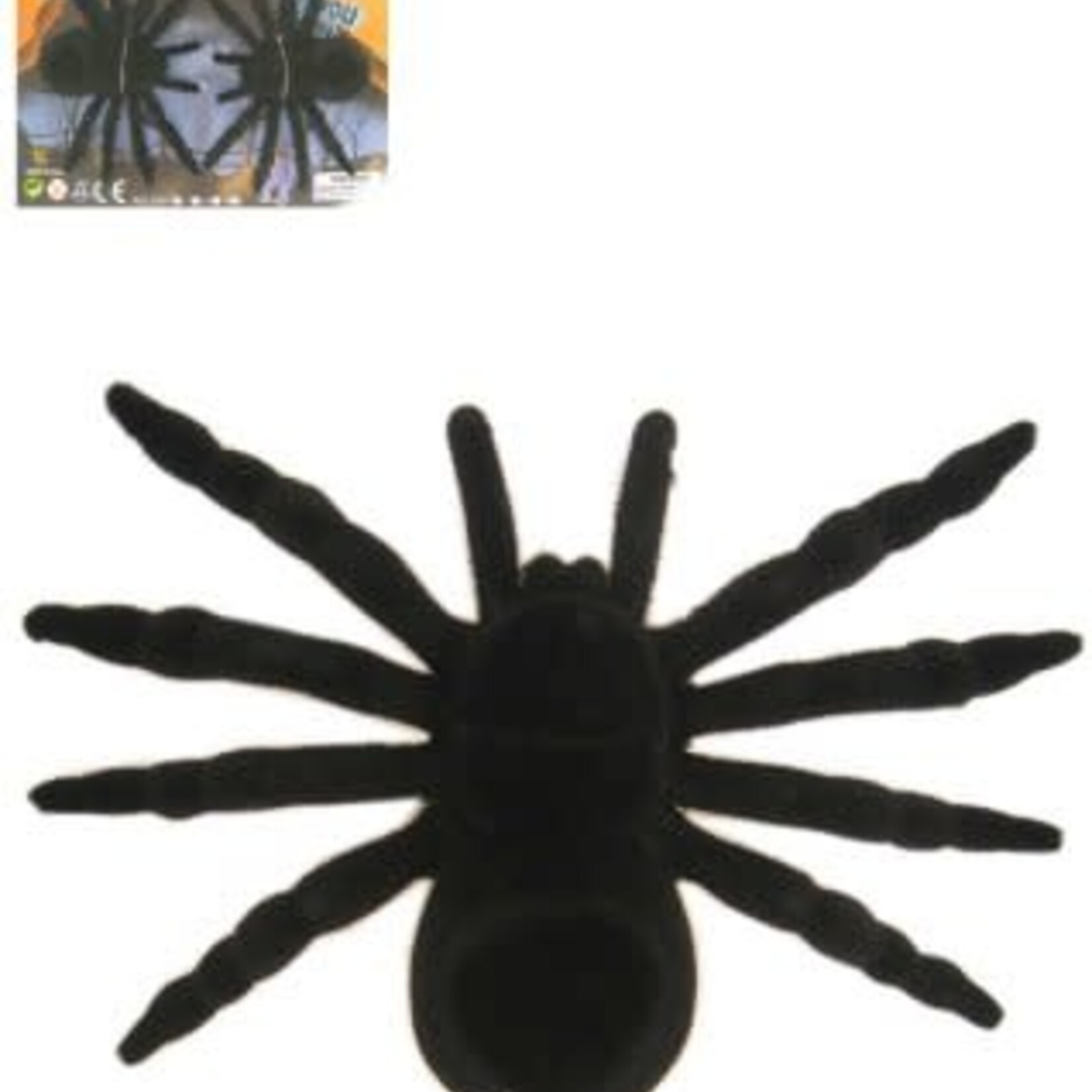 Grote Spinnen Zwart 2 Stuks