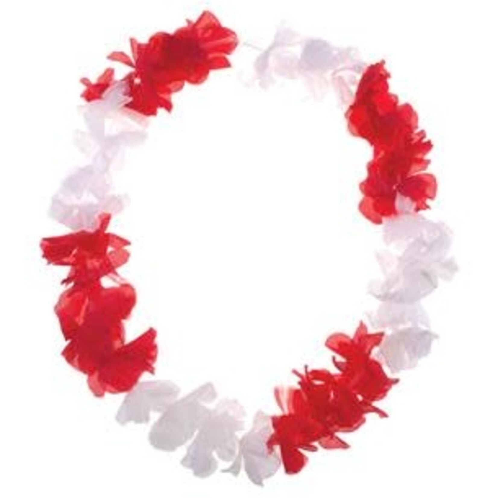 Bloemenkrans Rood/Wit