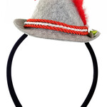 Diadeem Tiroler Hoedje Rood