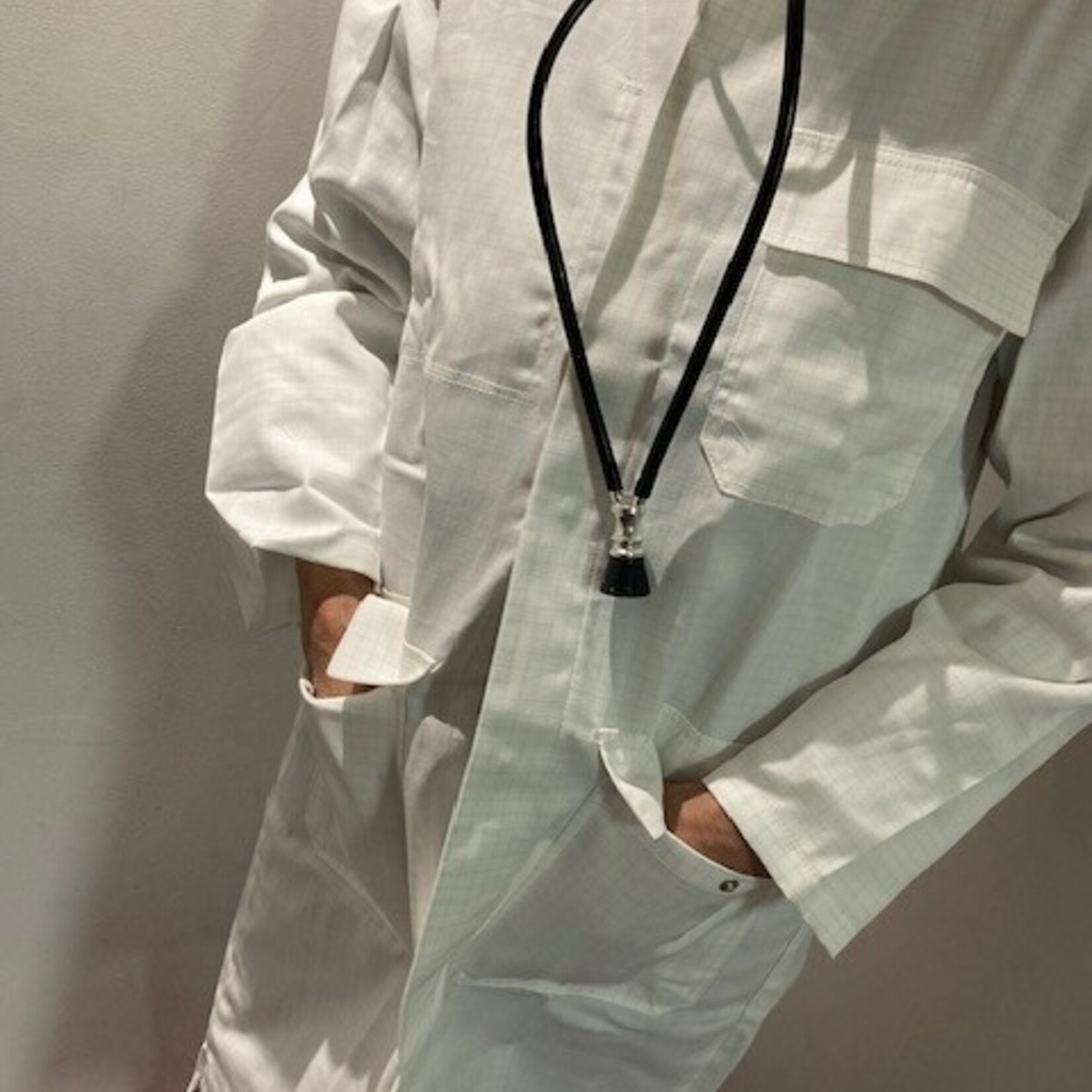 Witte Jas Met Grappige Tekst