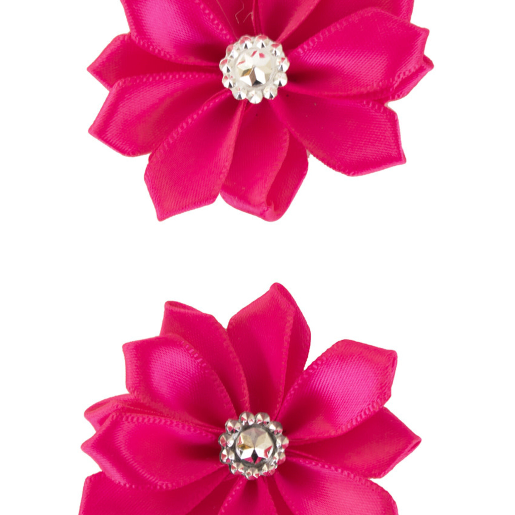 Bloem Satijn Met steen 6 Cm