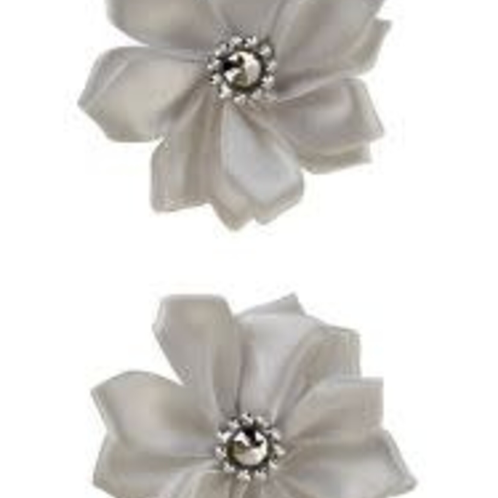 Bloem Satijn Met steen 6 Cm