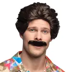 Pruik Vance Met Snor