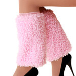 Beenwarmers Pluch Curly Roze
