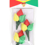 Tulpbroche 3 Stuks- Rood/Geel/Groen