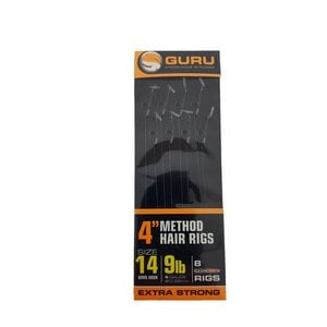 Guru 4” method hair rigs