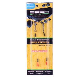 Spro Pike Fighter shad stinger one-touch